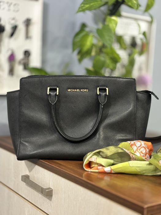 Оригінальна шкіряна сумка Michael Kors