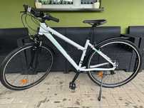 Rower damski KROSS EVADO 1.0 BIAŁY Turkus