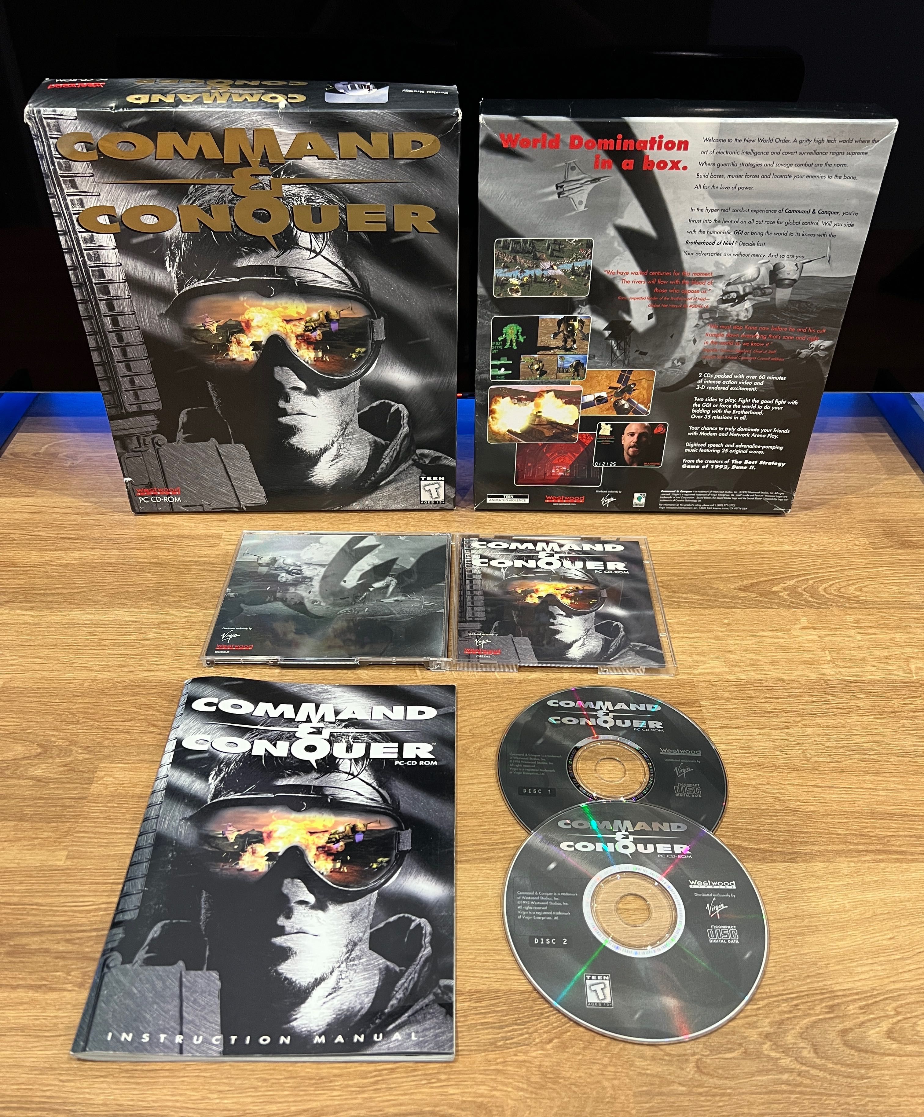 Command & Conquer 1 (PC EN 1995) BIG BOX premierowe wydanie USA