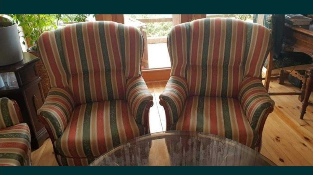 Zestaw wypoczynkowy - kanapa / sofa i 2 fotele