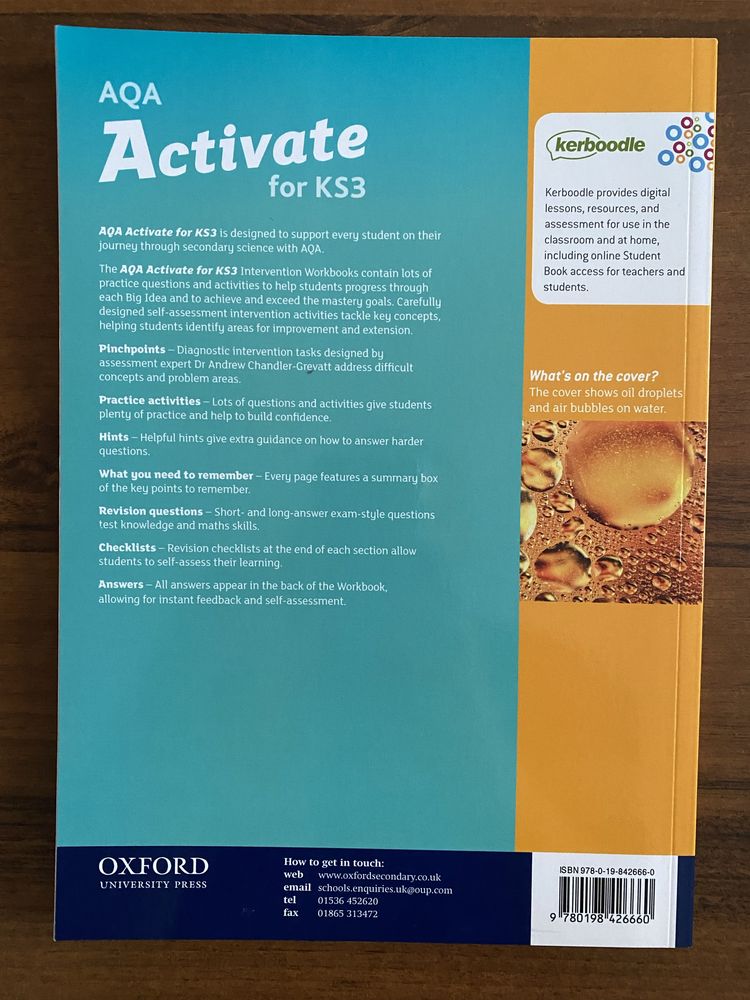 KS3 Activate - Know, Apply, Extend - Intervention Workbook 1