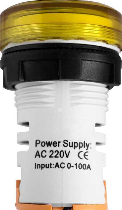 Wskaźnik prądu LED 22mm, 5-100 A