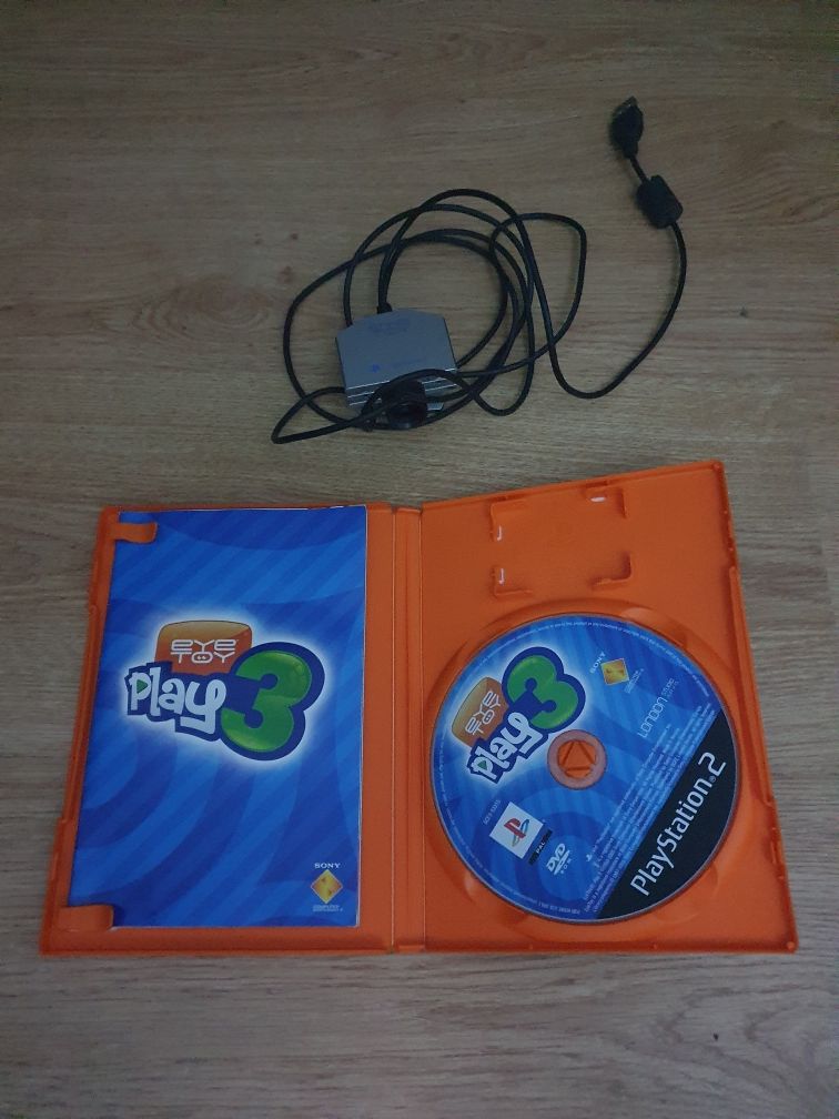 Ps2 Jogo EyeToy + Câmara