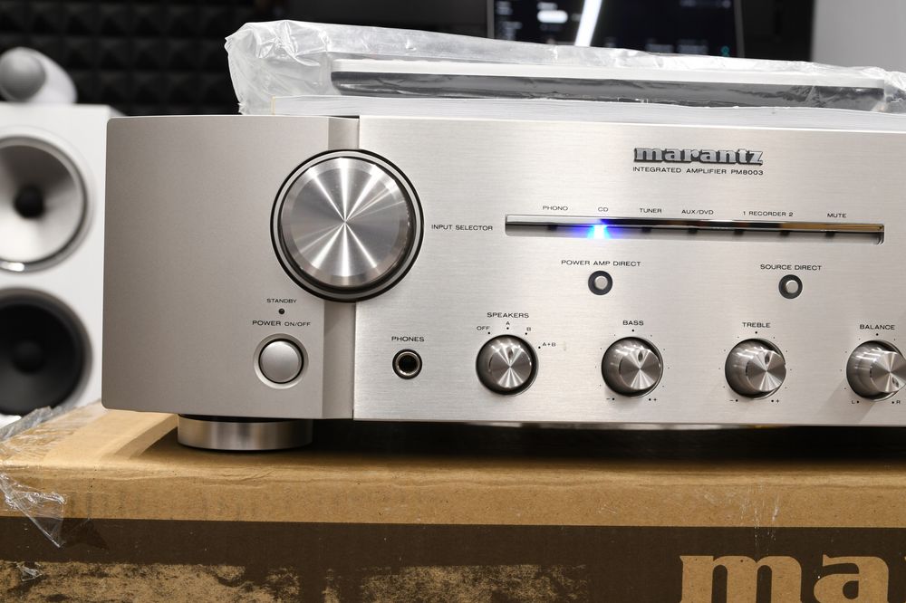 wzmacniacz stereo Stereo Marantz PM8003 Zestaw w świetnym stanie!