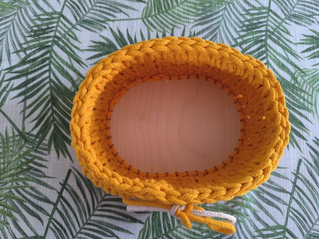 Zestaw na stół taca podkładki koszyk na słodycze ciastka handmade