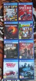 gry ps4 spider-man nfs tomb raider gry ps4