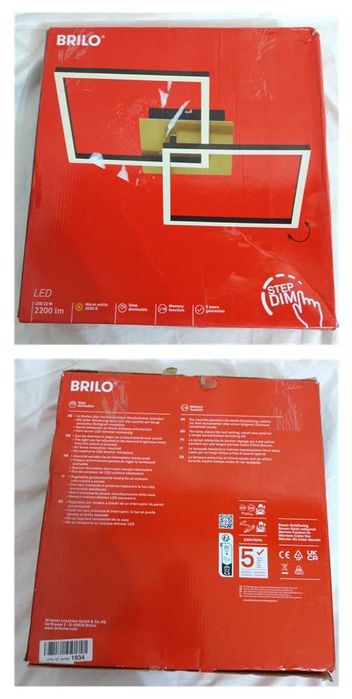 Candeeiro de teto LED 2 luzes orientáveis (297)