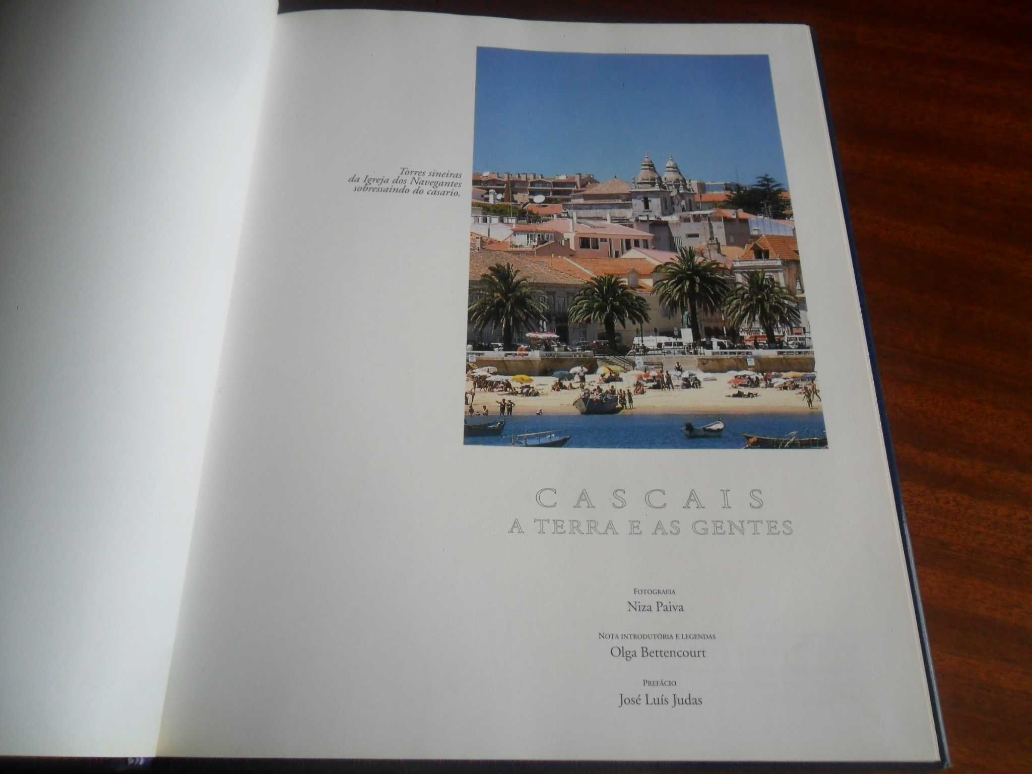 "CASCAIS - A Terra de Gentes" de Niza Paiva - 1ª Edição de 1995