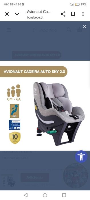 Cadeira auto grupo I Avionaut Sky
