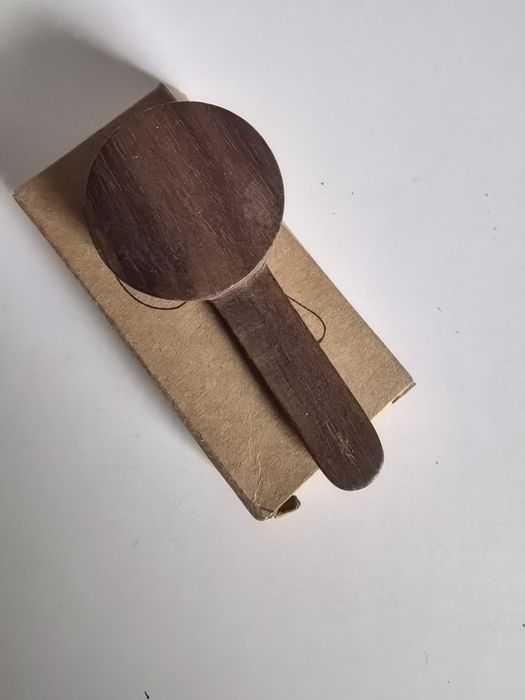 Drewniana miarka, łyżeczka do kawy