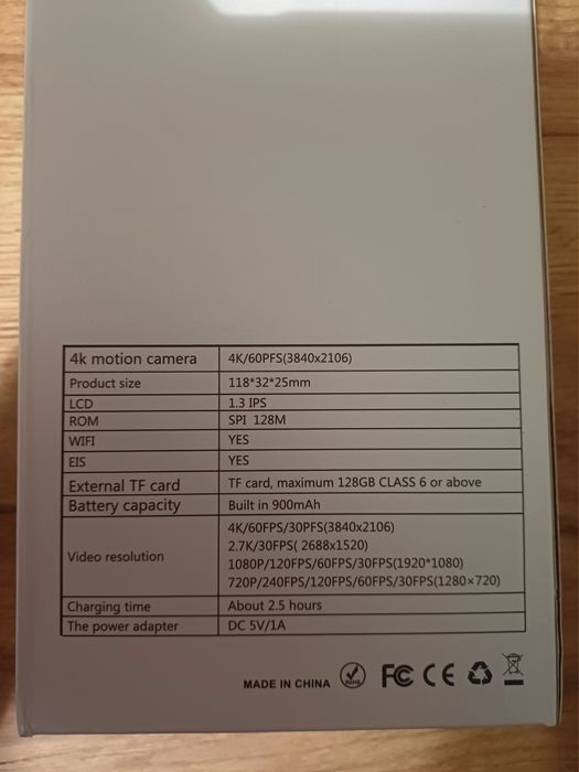 Міні камера 4K bodycam  Action Camera 64gb WiFI