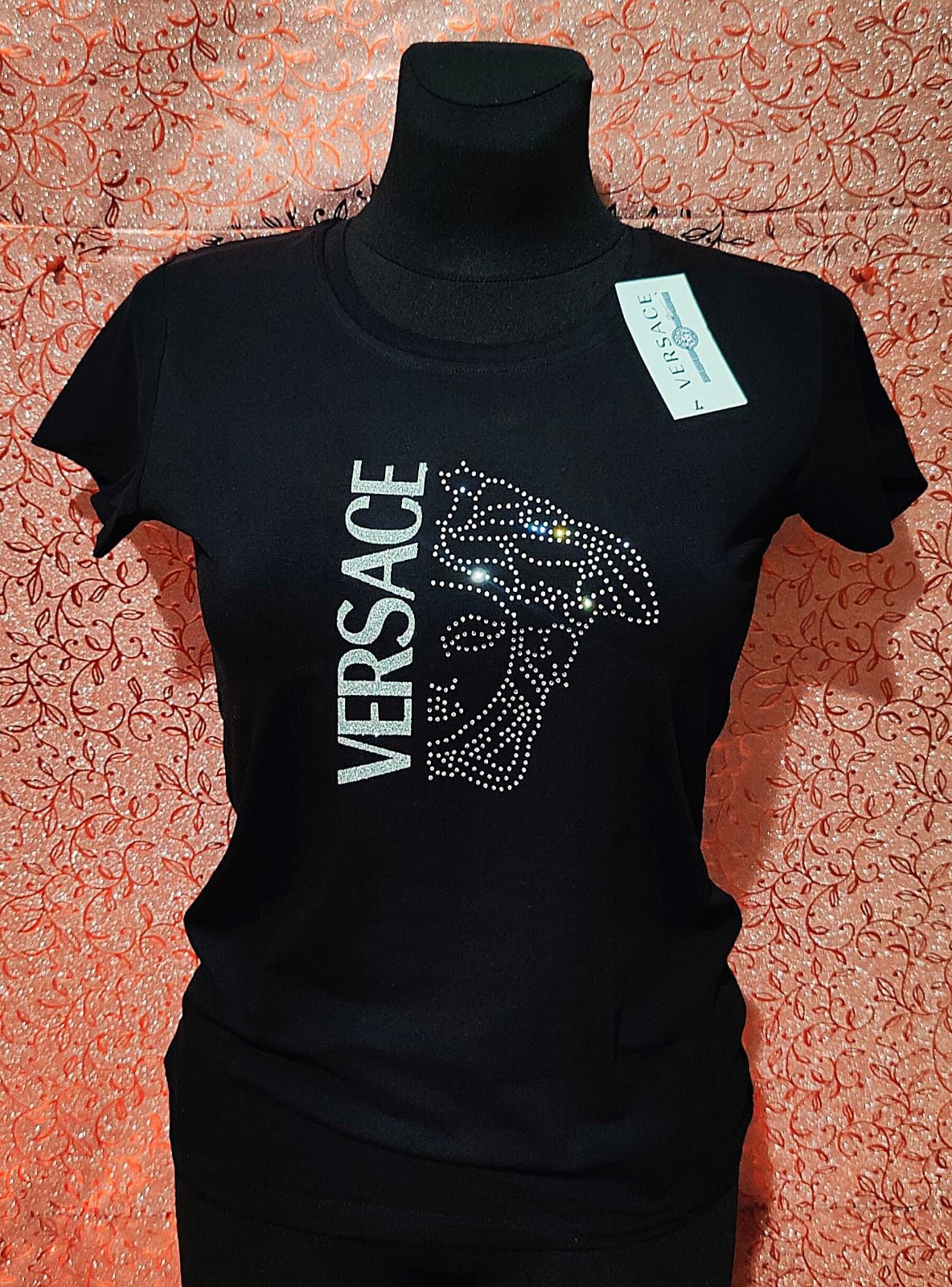Czarna Koszulka damska Versace S M L XL wysyłka pobranie bardzo ładna
