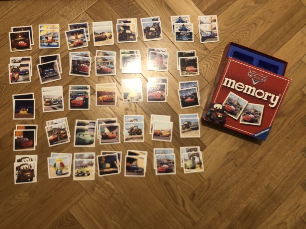Auta Cars zestaw gra Speed Up i Memo memory 5+ kompletne dla dzieci