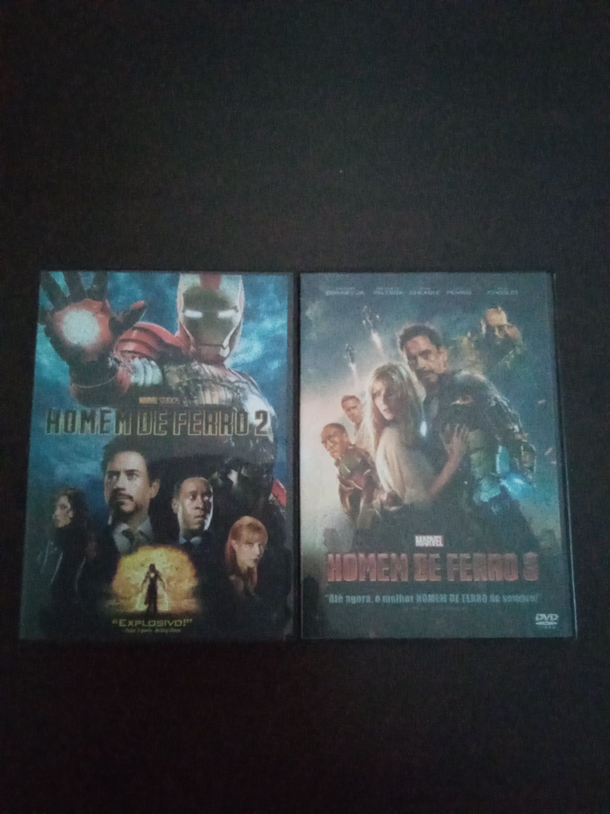 DVDs Iron Man 2 e 3