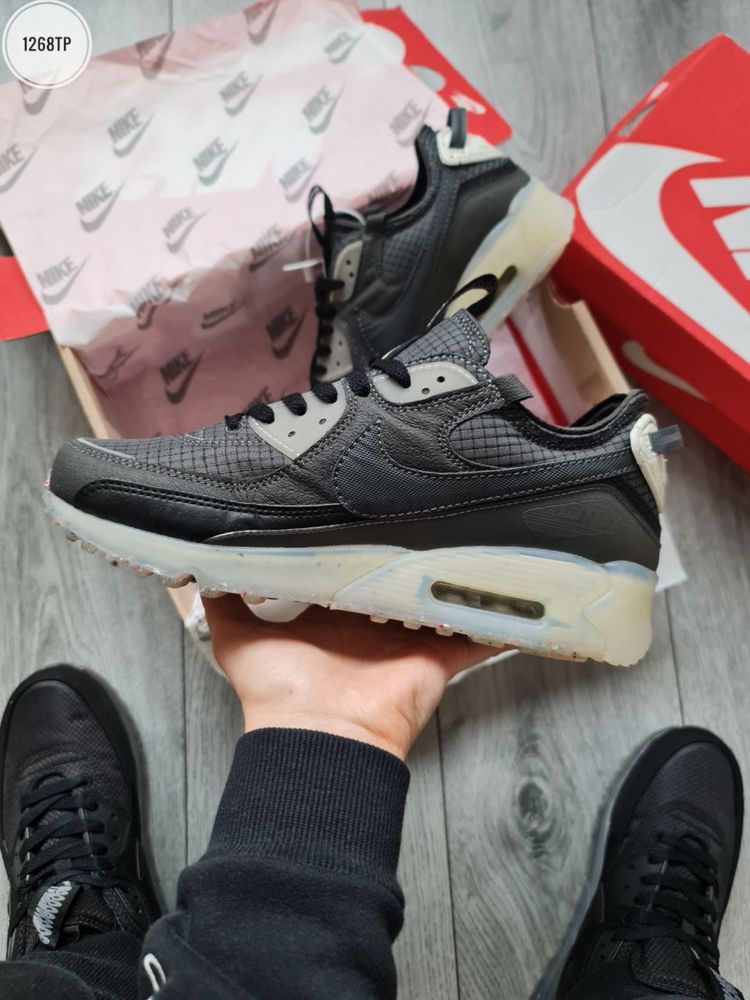 Кросівки Чоловічі Nike Air Max 90 Terrascape Grey Black White