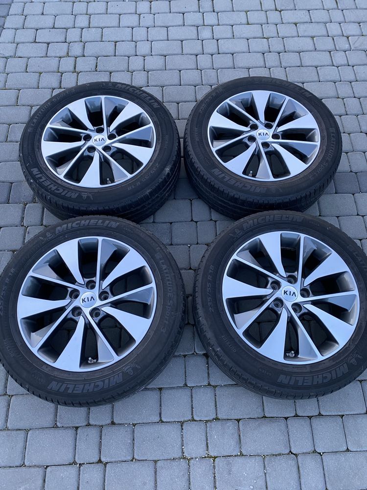 Alufelgi 5x114,3 18 cali Kia Sportage Hyundai Tucson opony 235/55/18