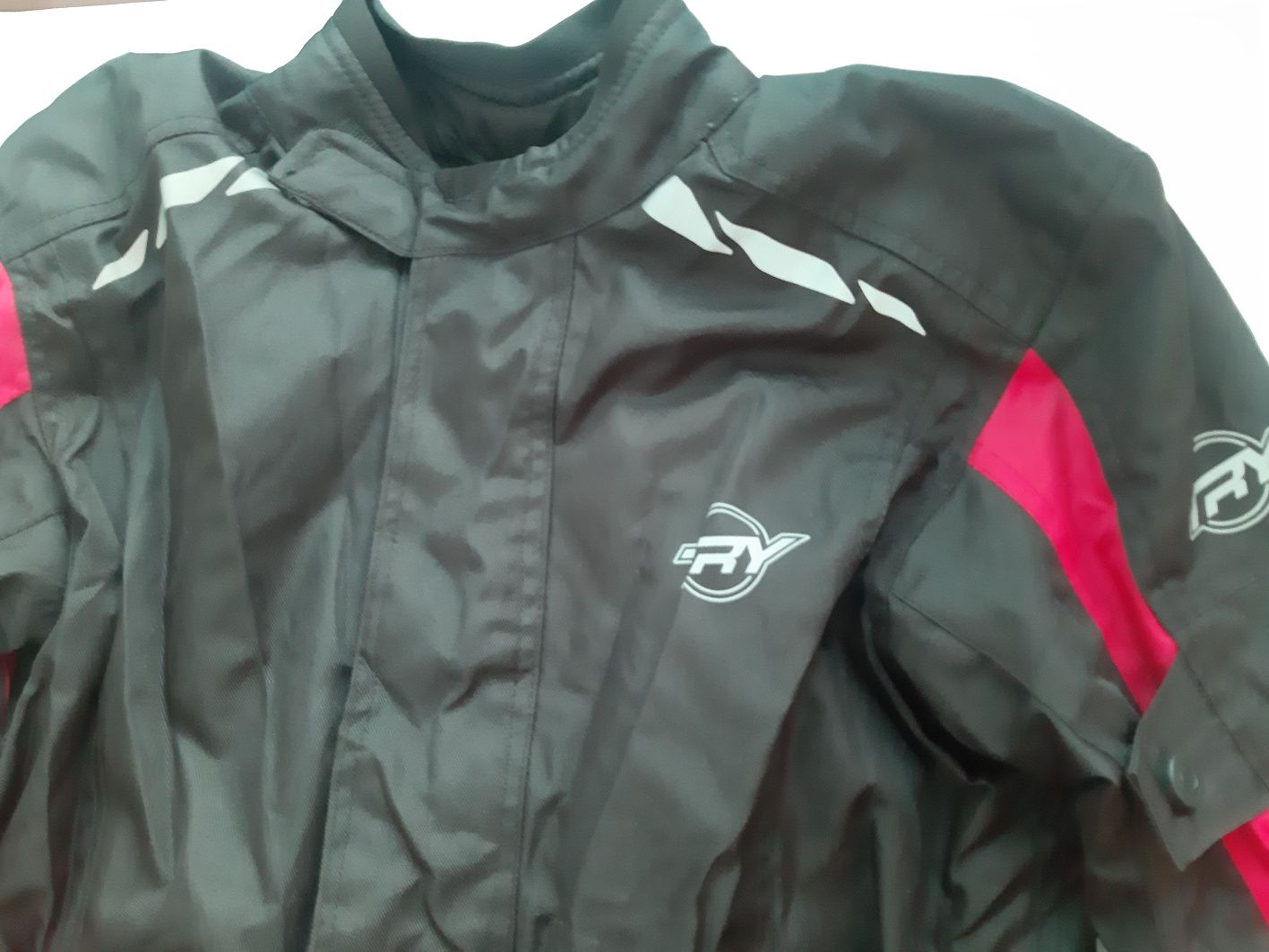 Casaco de moto preto