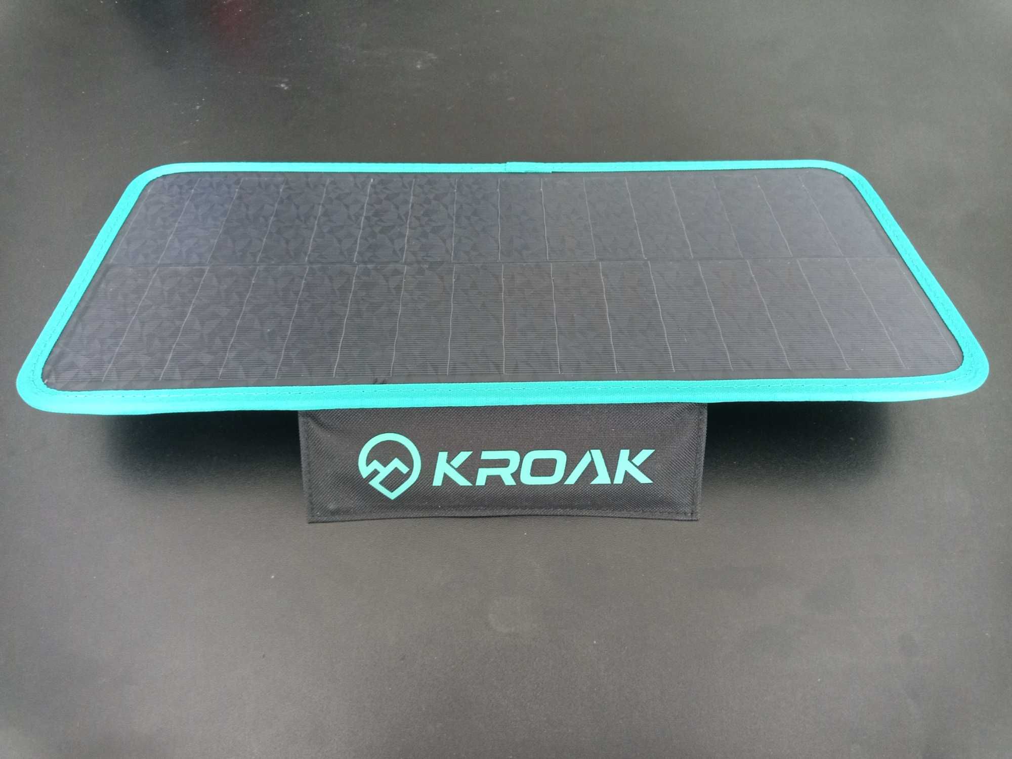 Портативная солнечная панель Kroak 20вт станция solar зарядка телефона