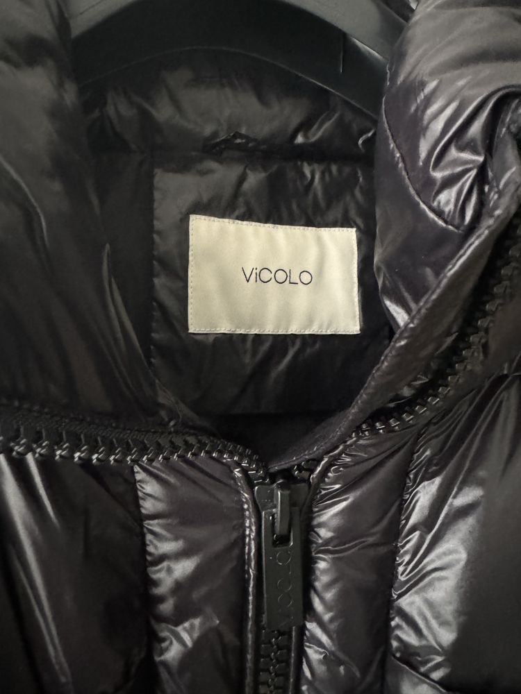 Vicolo kurtka nowa M/L czarna puchowa