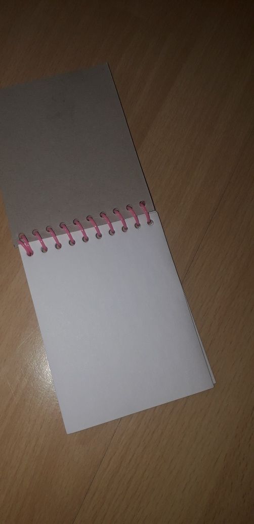 Nowy notesik dla dziewczynki na notatki