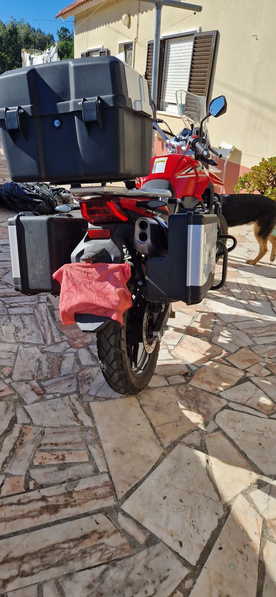 Vortex RX1 125 +Casaco alpinestars e capacete