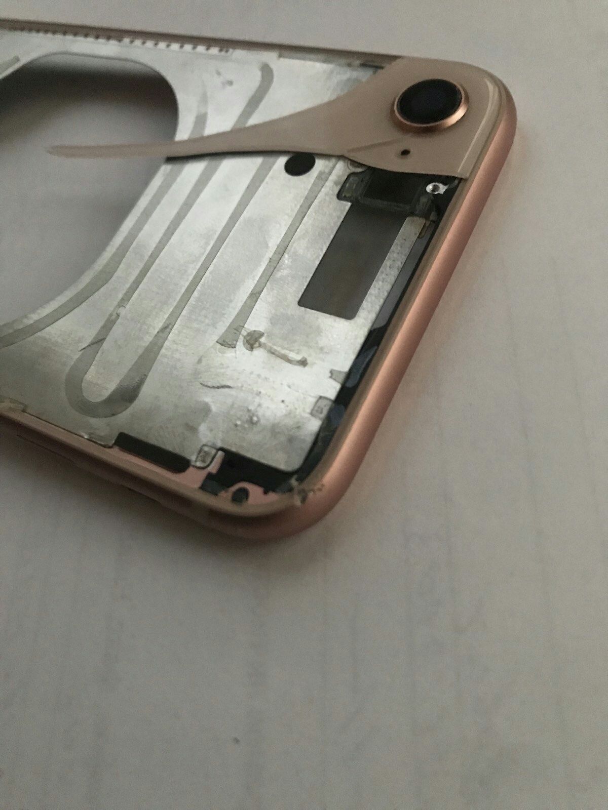 Рамка (корпус) iphone 8 Рожевий