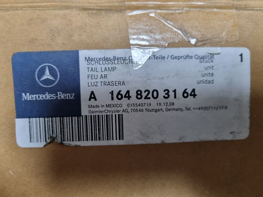 Lampa Lewy Tył Mercedes ML W164