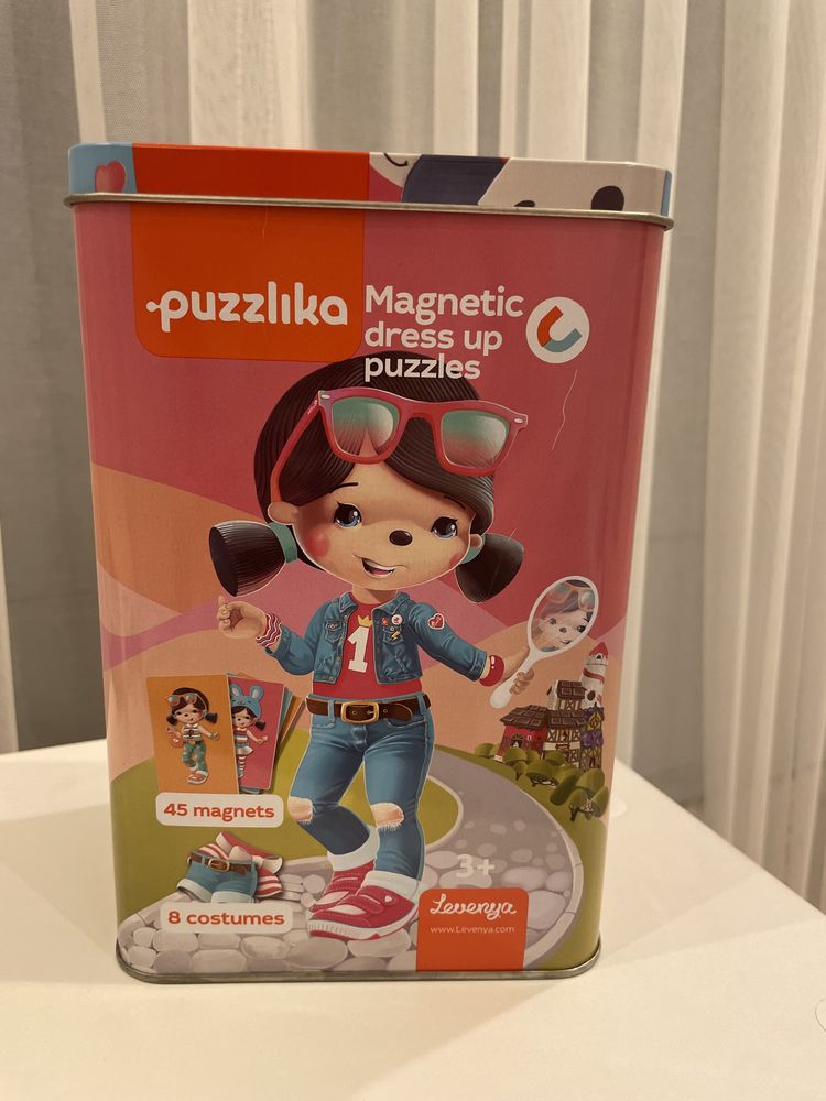 Нові магнітні пазли Puzzlika одягни ляльки