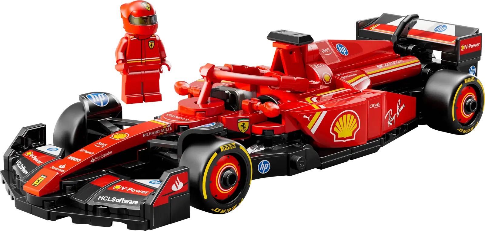 Zestaw Ferrari F1 LEGO. Pojazd + Figurka. OKAZJA