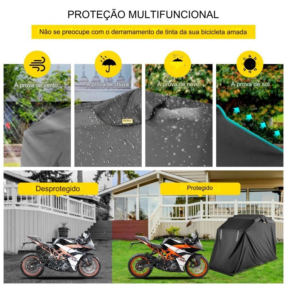 Cobertura de Garagem para Motocicleta