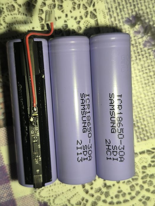 Аккумуляторы с защитой BMS лепестки под пайку ‼️ 18650 SAMSUNG 30A,