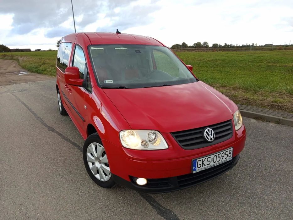 Volkswagen Caddy MAXI,Long,1.6 mpi 102 km Gaz, 7- mio osobowy,