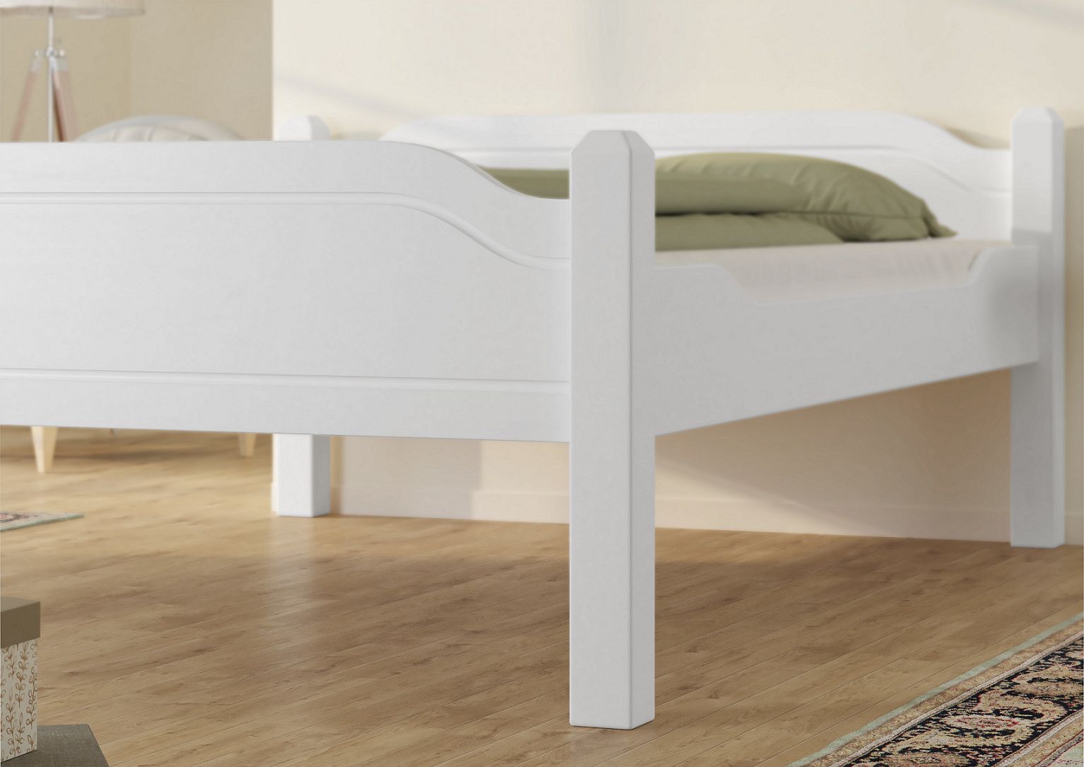 Łóżko sosnowe LIVA SENIOR TARTAK MEBLE 90x200