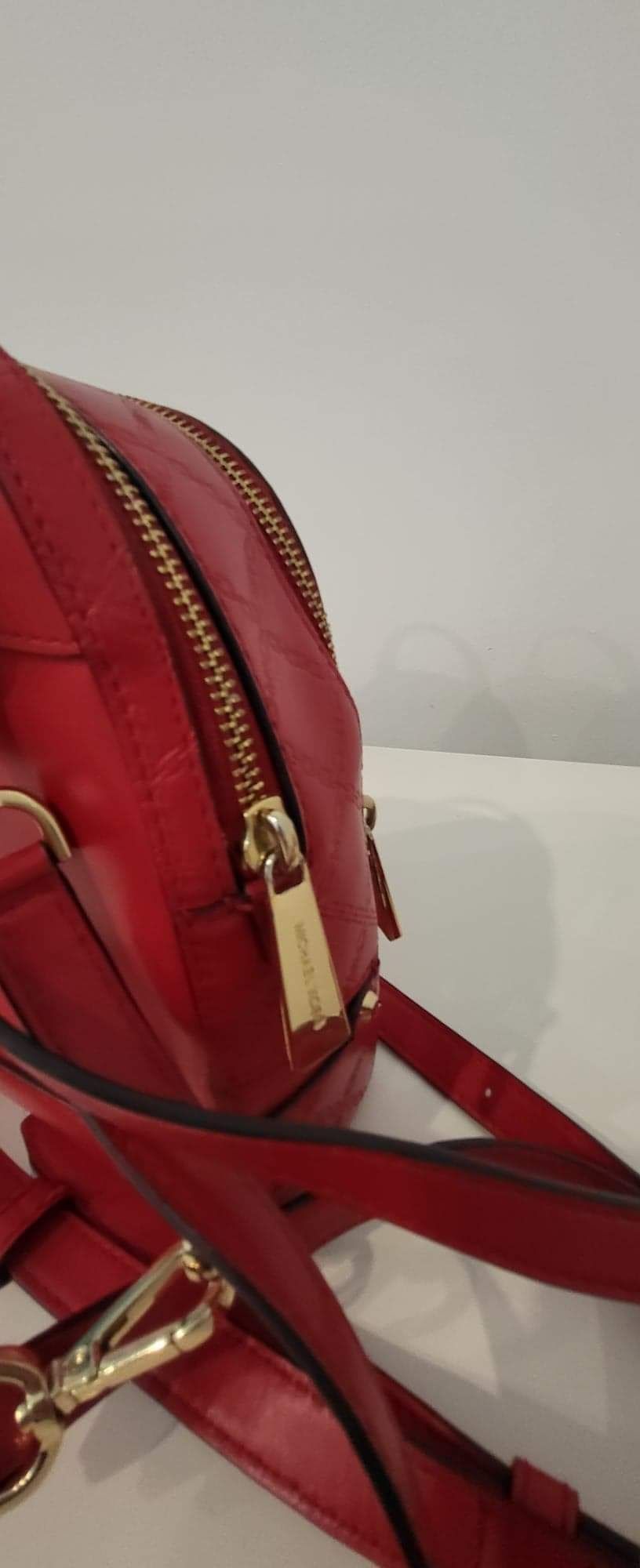 Plecak czerwony Rhea Mini Leather Backpack Michael Kors
Rhea Mini Lea