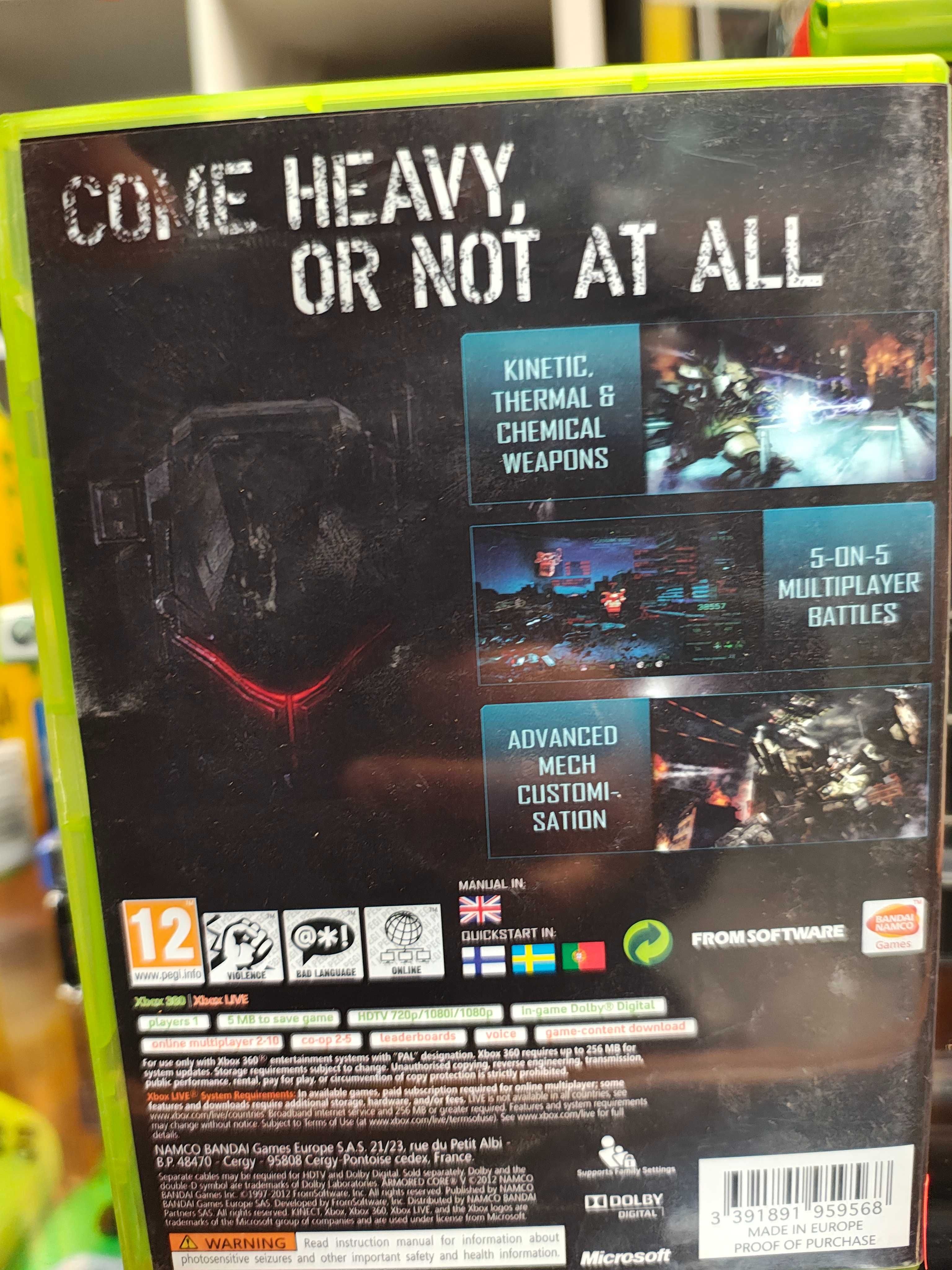 ARMORED CORE V 5 Microsoft Xbox 360 SklepRetroWWA