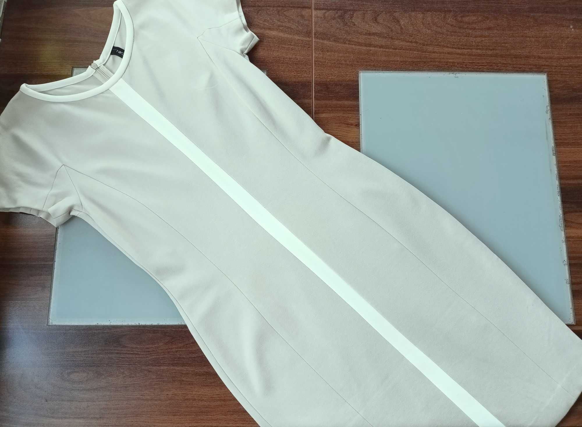 Marc CAIN ołówkowa elegancka sukienka S