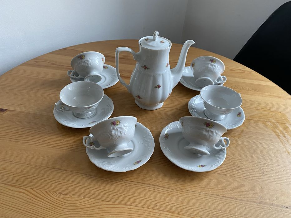 Zestaw do kawy ekspresu porcelana wałbrzych