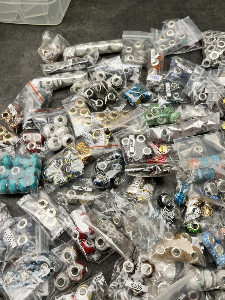 Charms mega duzy zestaw do robienia bransoletek