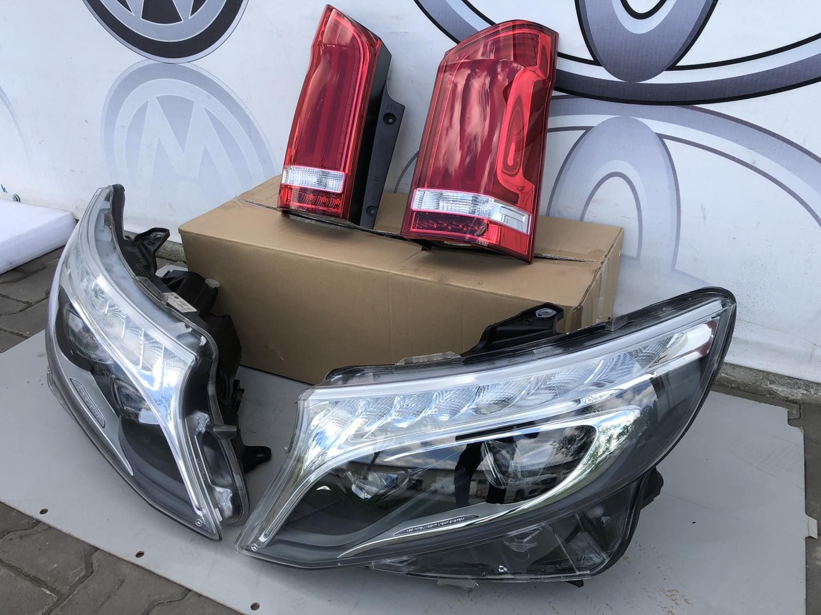 Фара фары фари стоп фонарь лед Full Led  віто447Mercedes Vito V-Class