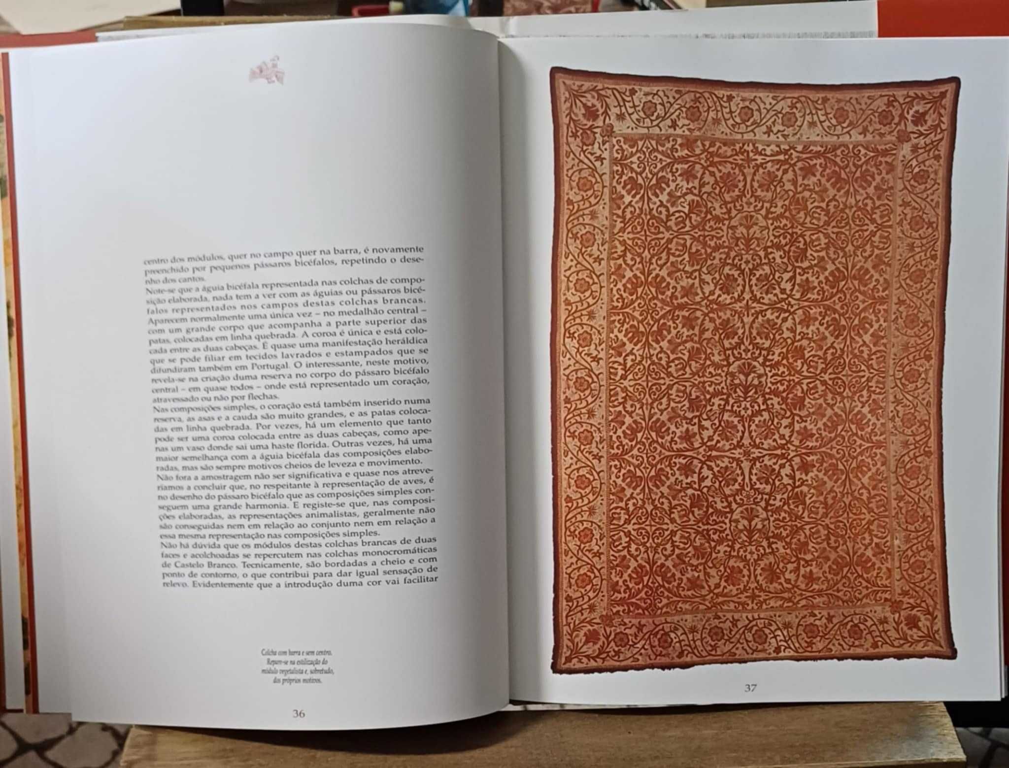 Livro "Colchas de Castelo Branco" -> Raro e NOVO