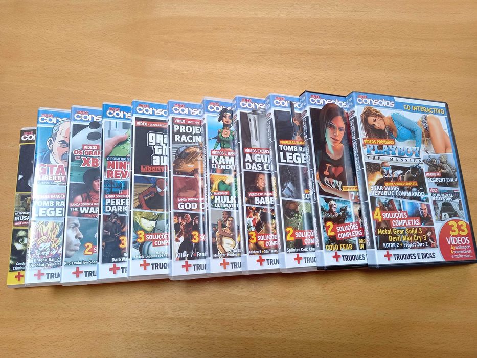 Antigos CD's Interactivos da revista 'MAXICONSOLAS'