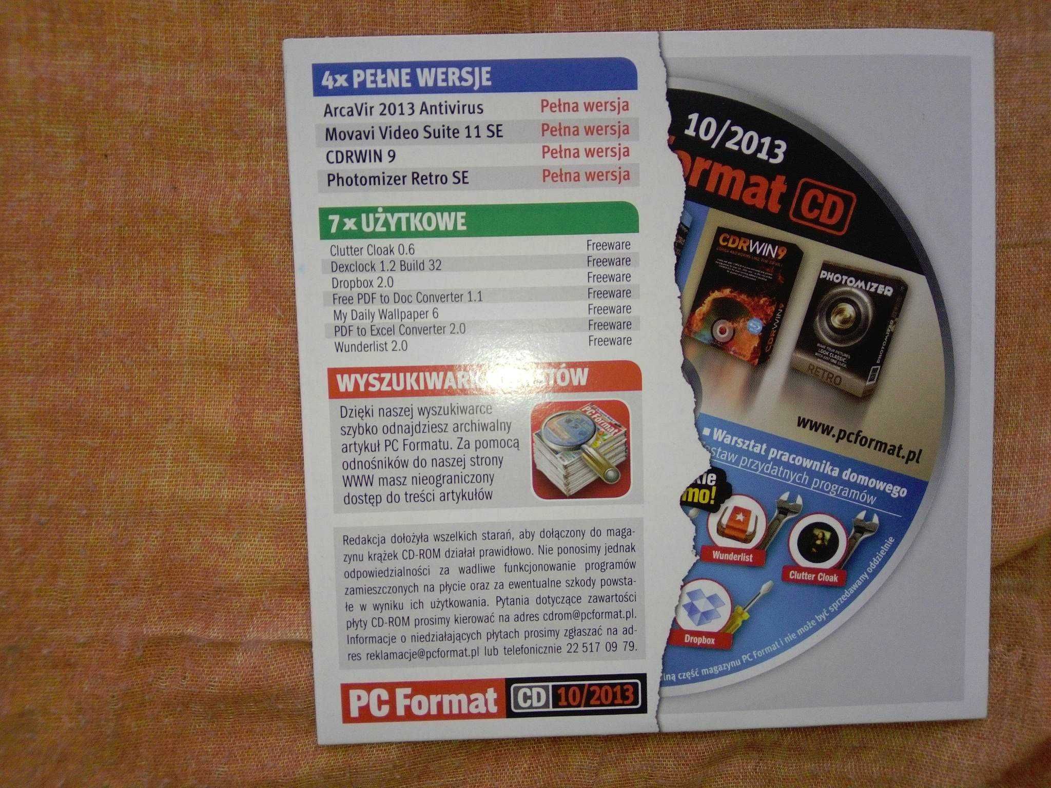 PC Format 10 2013 październik (158) Gazeta + płyta CD Czasopismo
