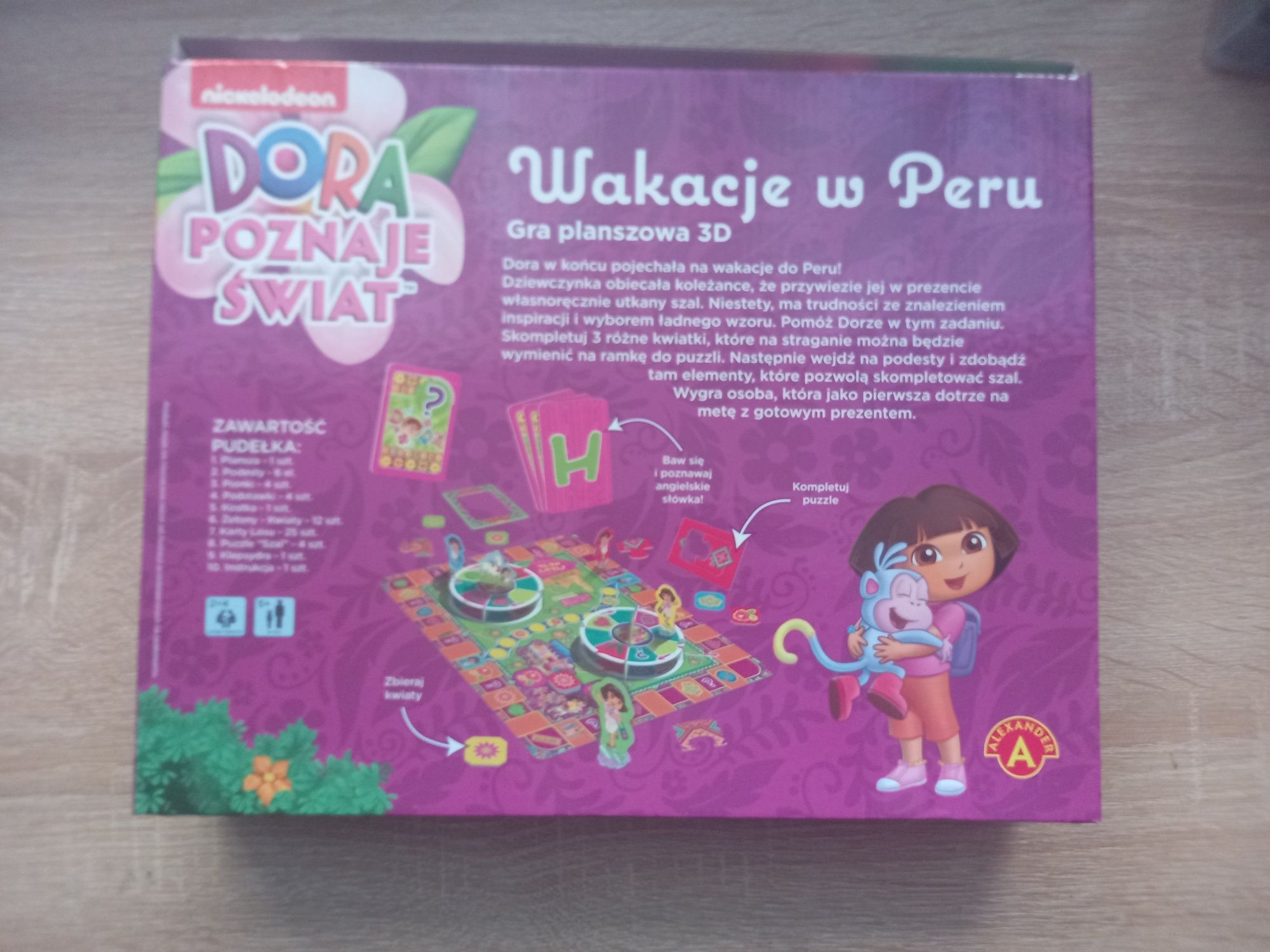 Gra planszowa Dora poznaje świat