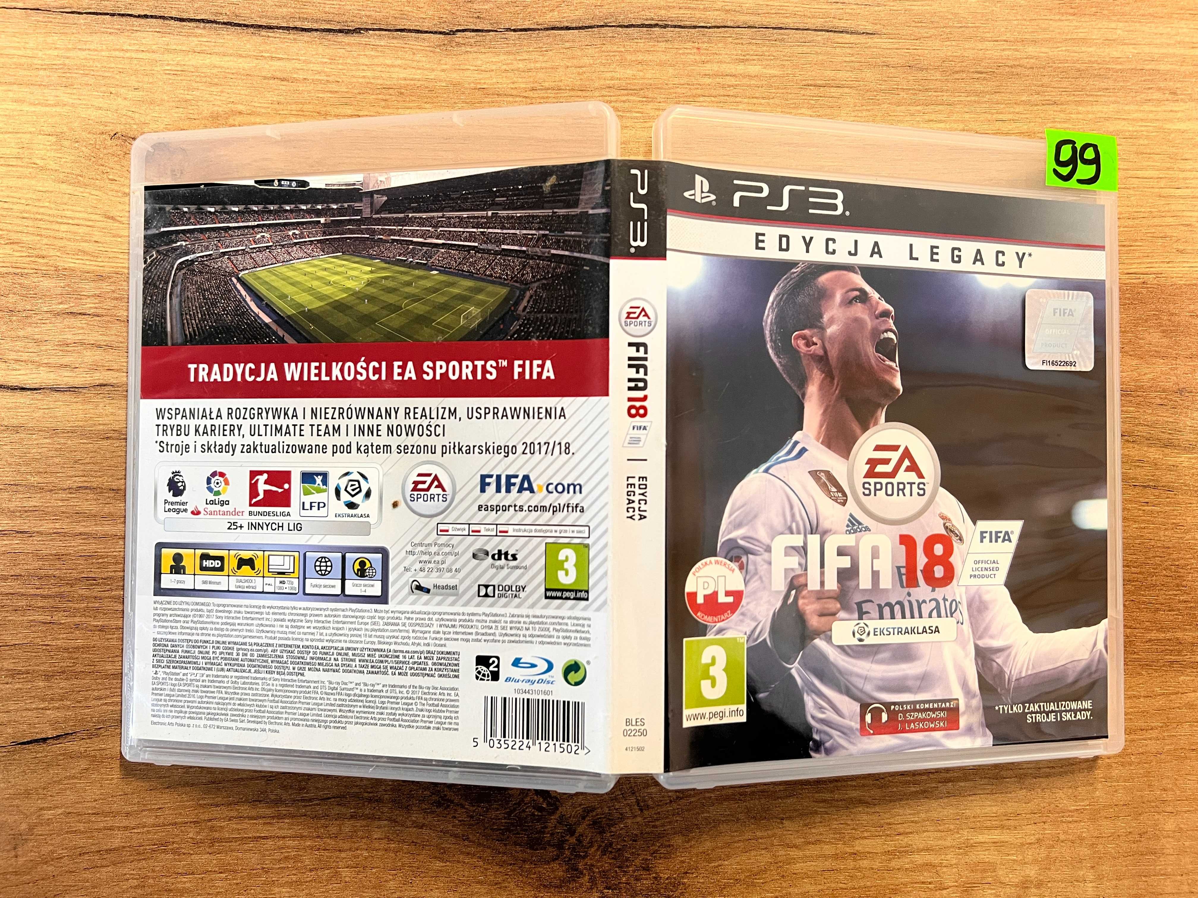 FIFA 18 PS3 | Sprzedaż | Skup | Wymiana |
