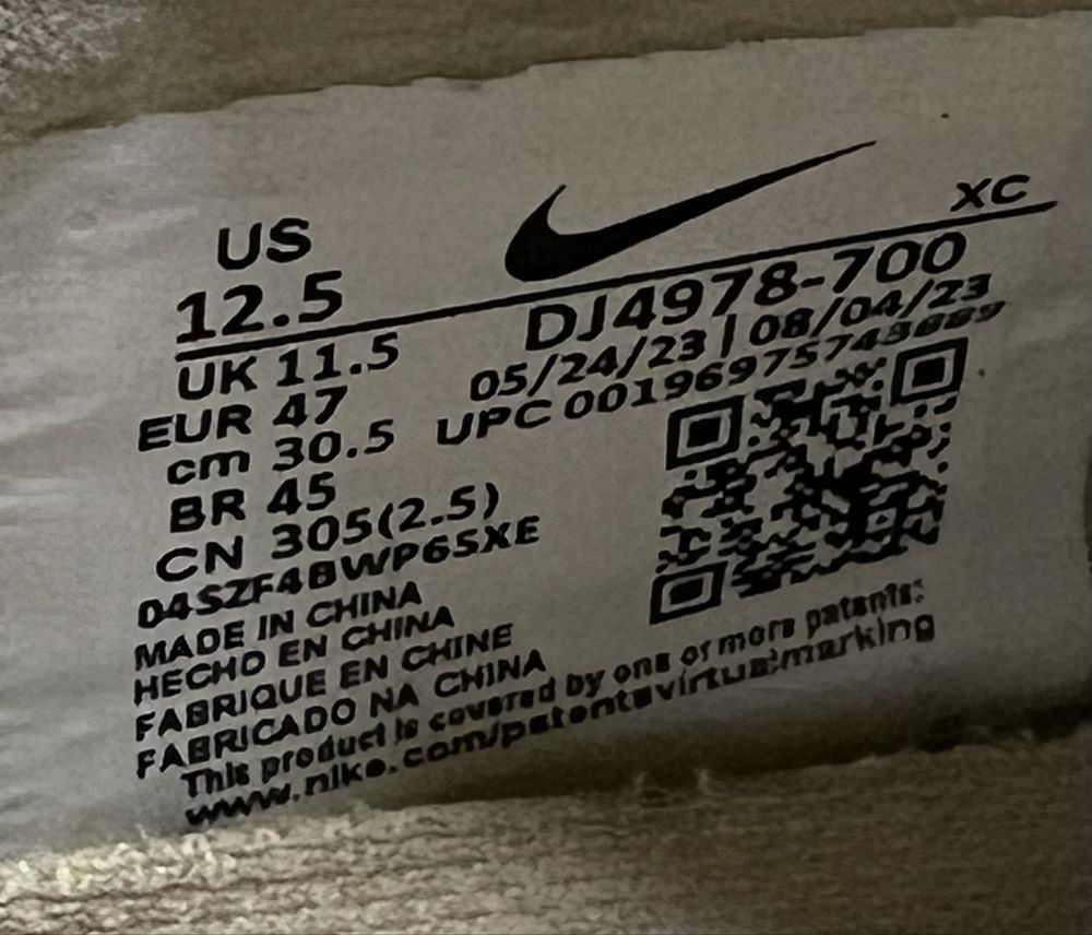 Бутси Nike Mercurial Vapor 15 Elite FG  DJ4978 (700) EUR47 ОРИГІНАЛ