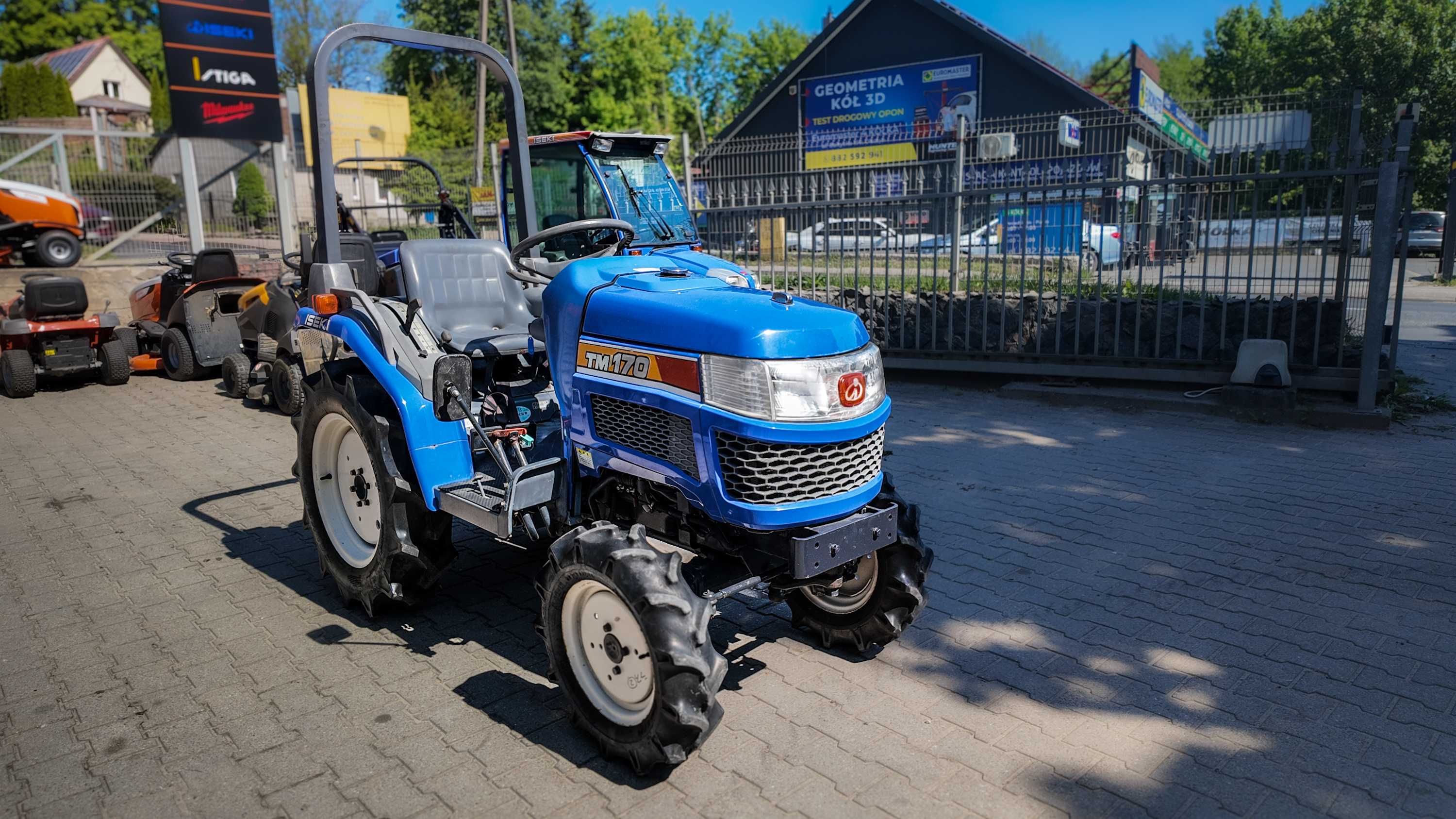 Iseki TM-170, wspomaganie, 4x4,traktorek Japoński 17 KM ZULBiT Olsztyn