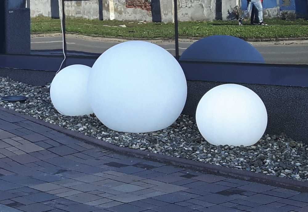 Kula podświetlana, lampa ogrodowa BALUX 50 cm - 9W LED, Made in Italy