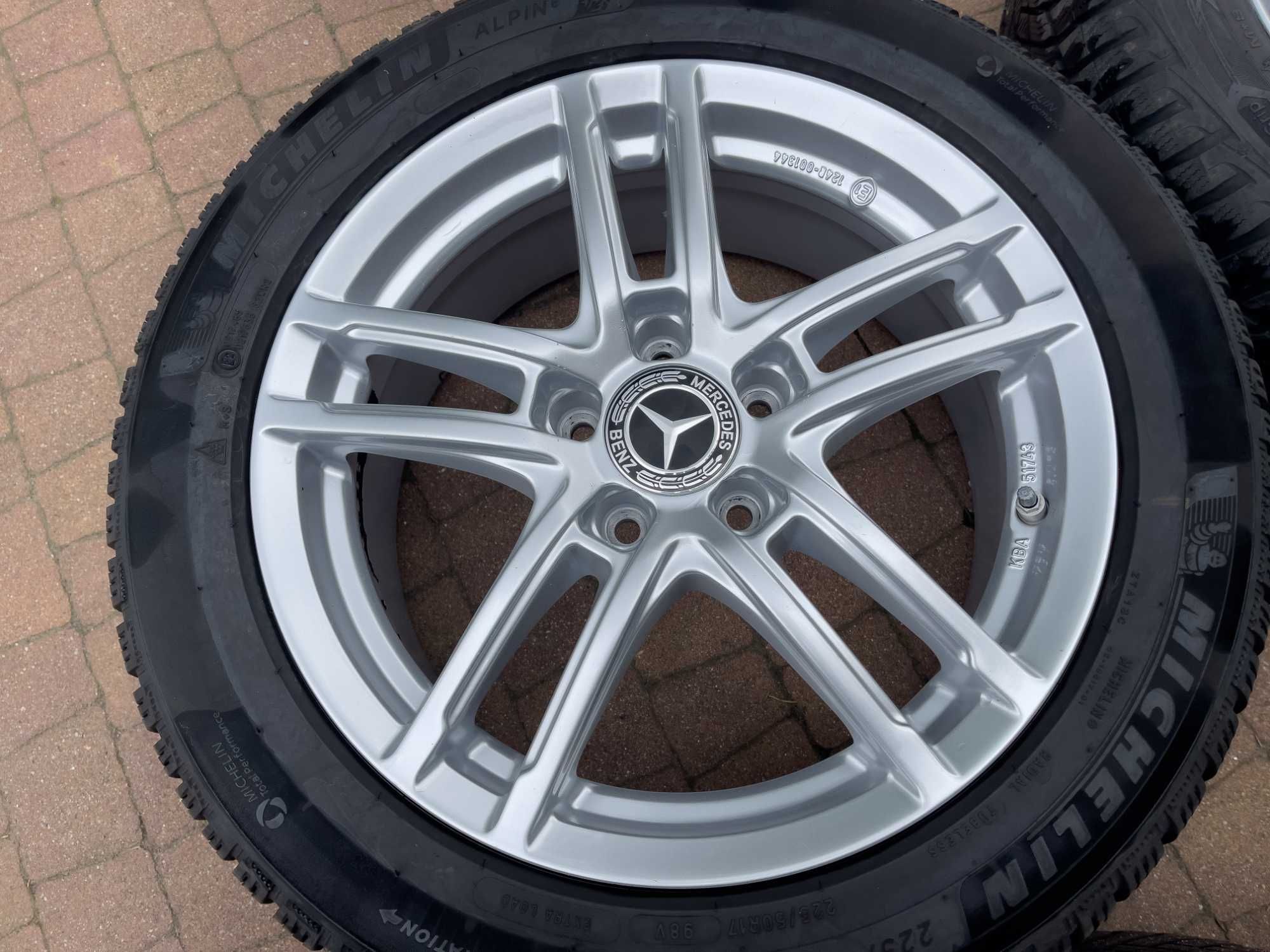 3802. Alufelgi 17" Mercedes A B C klasa W176 CLA GLA 5x112 6.5J ET44