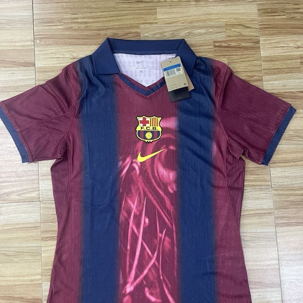 Cactus Jack x Nike x FC Barcelona retro 2000/01 Home Skeleton Jersey