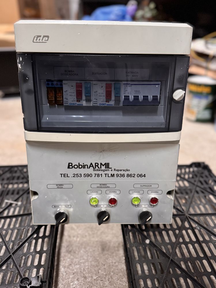 Quadro eletricos para sistema rega , pogramador,variador rega.
